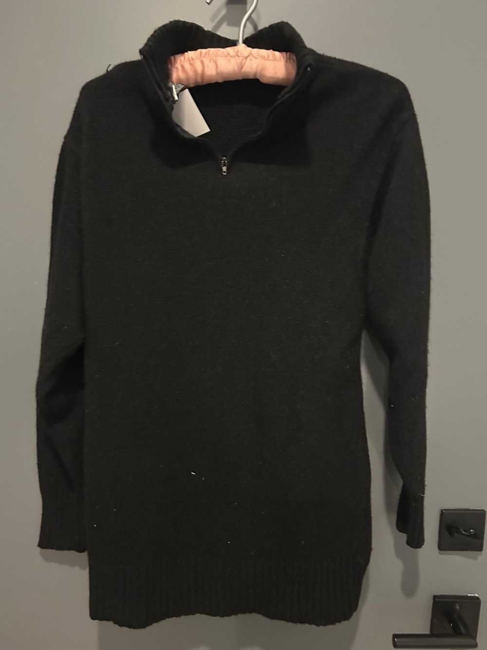 Quarter zip black sweater I. B. Diffusion